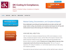 Tablet Screenshot of dkcoding.com